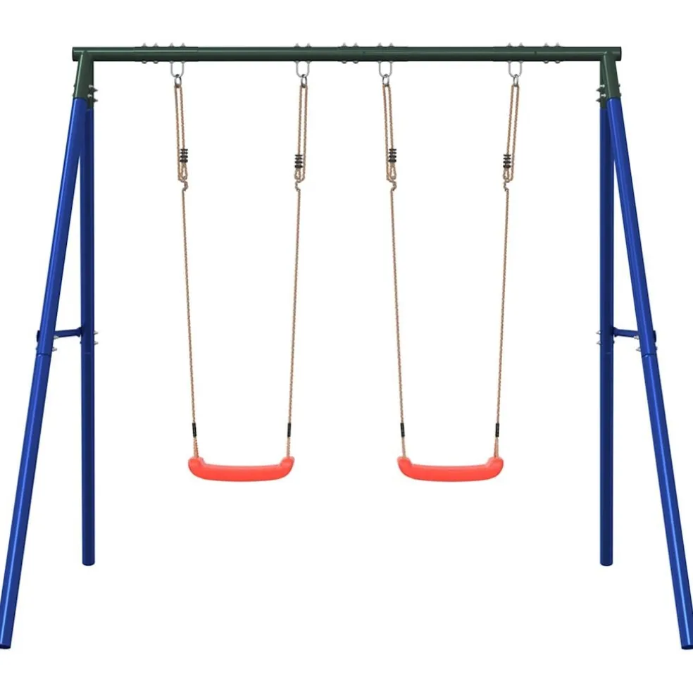 vidaXL Schommelset met 2 schommels