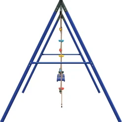 vidaXL Schommelset met schommel, trapeze, ladder en klimtouw