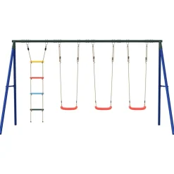 vidaXL Schommelset met schommels en ladder