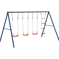 vidaXL Schommelset met schommels en ladder