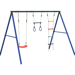 vidaXL Schommelset met schommel, trapeze en ladder
