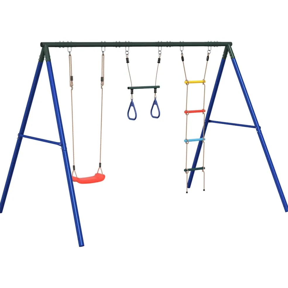 vidaXL Schommelset met schommel, trapeze en ladder
