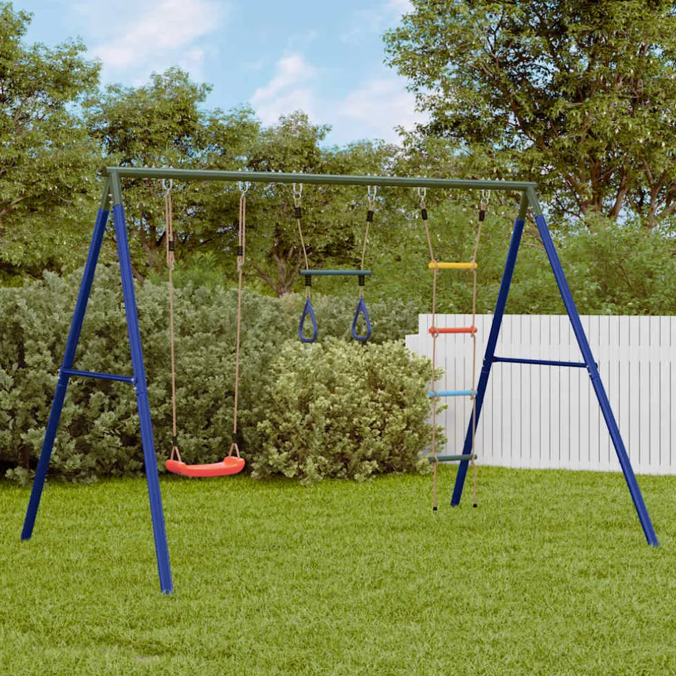 vidaXL Schommelset met schommel, trapeze en ladder