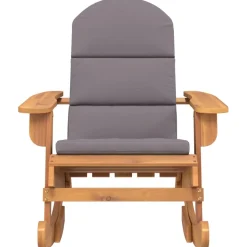 vidaXL Schommelstoel Adirondack met kussens massief acaciahout