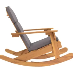 vidaXL Schommelstoel Adirondack met kussens massief acaciahout