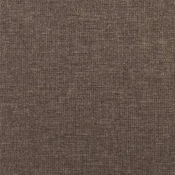 vidaXL Schommelstoel met voetenbank stof taupe