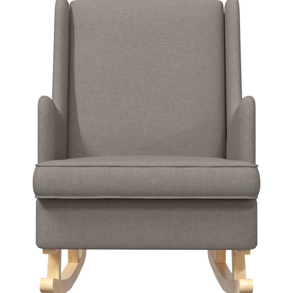 vidaXL Schommelstoel Taupe 62 x 80 x 85 cm Stof