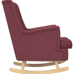 vidaXL Schommelstoel Wijnrood 62 x 80 x 85 cm Stof