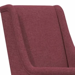 vidaXL Schommelstoel Wijnrood 62 x 80 x 85 cm Stof