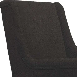 vidaXL Schommelstoel Zwart 62 x 80 x 85 cm Bouclé