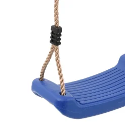 vidaXL Schommelzitje voor kinderen 1-persoons verstelbaar touw blauw