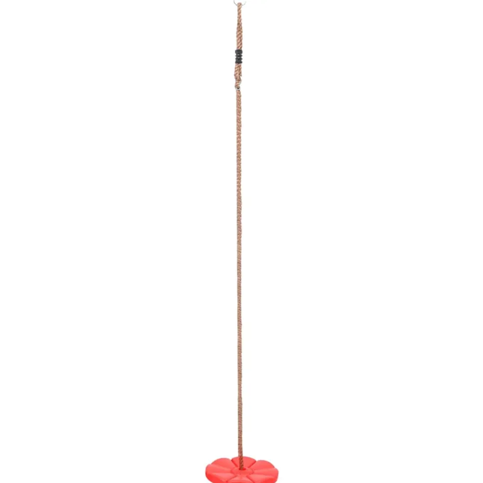 vidaXL Schotelschommel 200 cm rood