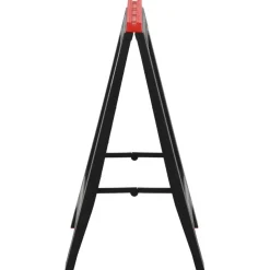 vidaXL Schragen 2 st inklapbaar 350 kg polypropeen zwart en rood