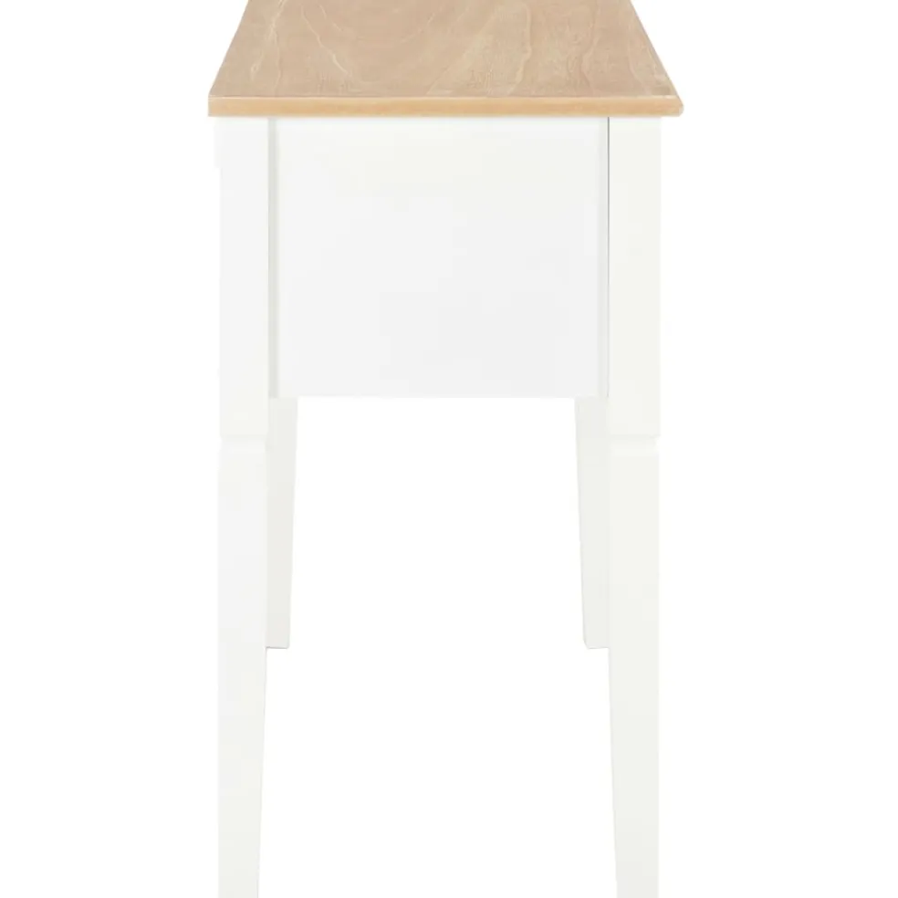 vidaXL Schrijftafel 109,5x45x77,5 cm hout wit