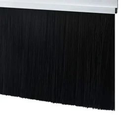 vidaXL Schroefbare Deurborstelafsluitingen 6 st zilver 100 cm