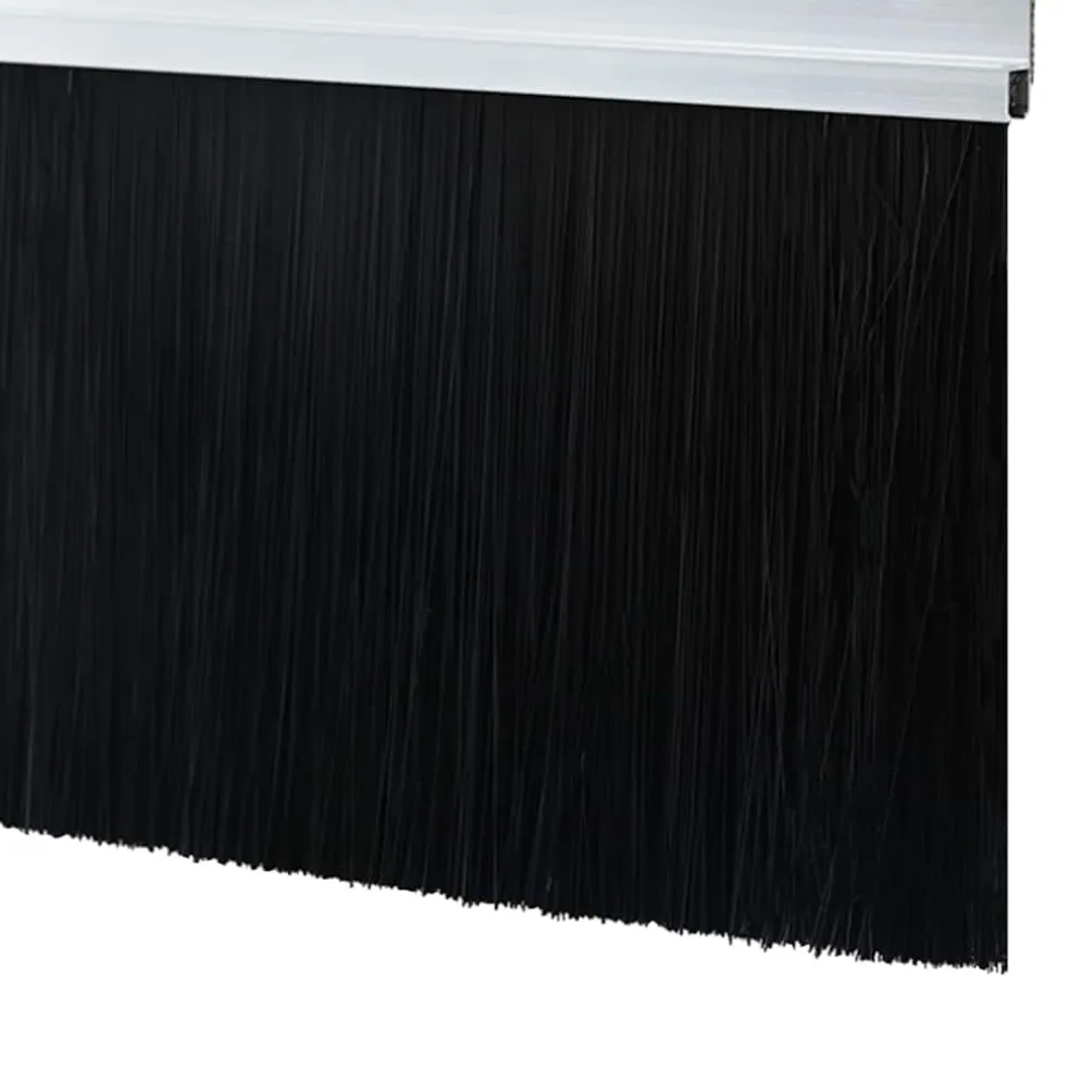 vidaXL Schroefbare Deurborstelafsluitingen 6 st zilver 100 cm