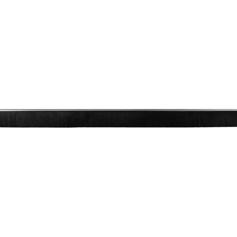 vidaXL Schroefbare Deurborstelafsluitingen 6 st Zilver 100 cm