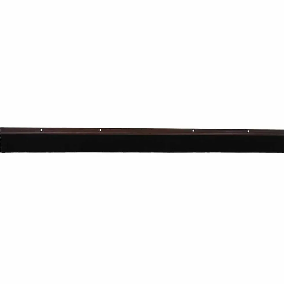 vidaXL Schroefbare Deurborstelafsluitingen 2 st Bruin 100 cm