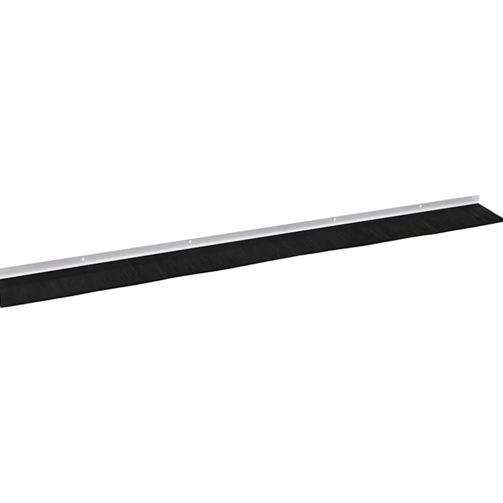 vidaXL Schroefbare Deurborstelafsluitingen 2 st Wit 100 cm