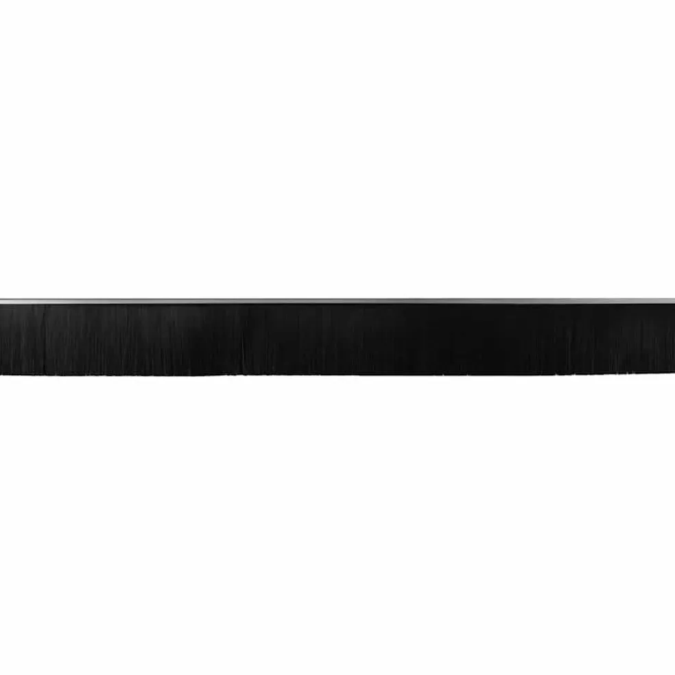 vidaXL Schroefbare Deurborstelafsluitingen 6 st Zilver 100 cm