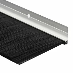vidaXL Schroefbare Deurborstelafsluitingen 6 st Zilver 100 cm