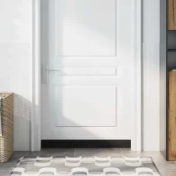 vidaXL Schroefbare Deurborstelafsluitingen 6 st Zilver 100 cm