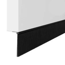 vidaXL Schroefbare Deurborstelafsluitingen 2 st Bruin 100 cm