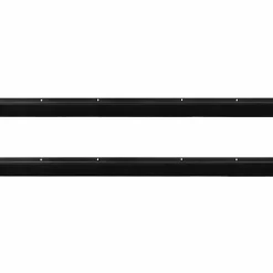 vidaXL Schroefbare Deurborstelafsluitingen 2 st Zwart 100 cm