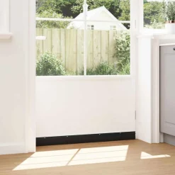 vidaXL Schroefbare Deurborstelafsluitingen 2 st Zwart 100 cm