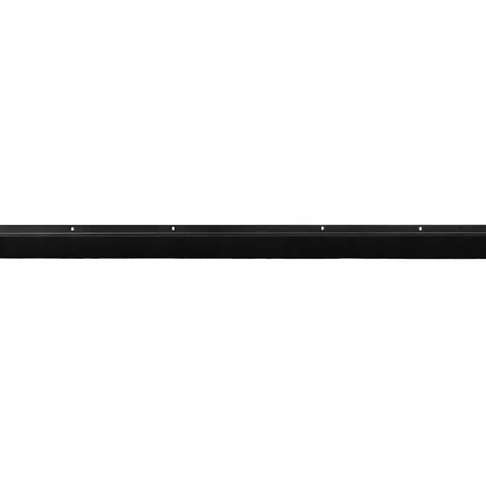 vidaXL Schroefbare Deurborstelafsluitingen 2 st Zwart 100 cm