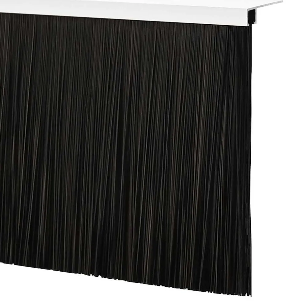 vidaXL Schroefbare Deurborstelafsluitingen 2 st Zilver 100 cm