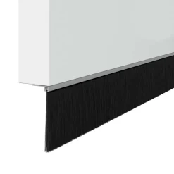 vidaXL Schroefbare Deurborstelafsluitingen 2 st Zilver 100 cm