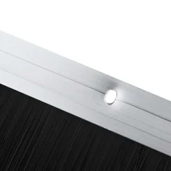 vidaXL Schroefbare Deurborstelafsluitingen 2 st zilver 100 cm