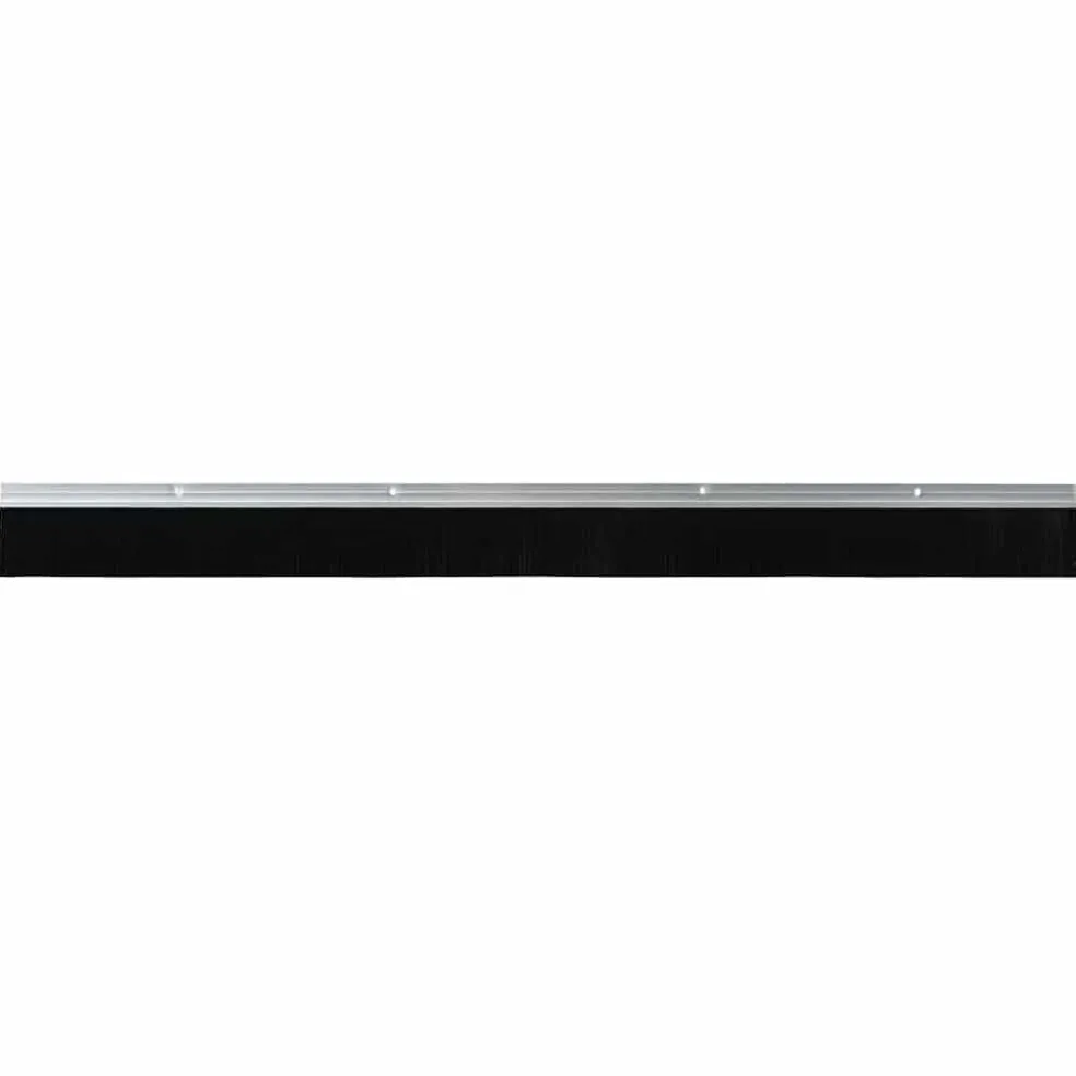 vidaXL Schroefbare Deurborstelafsluitingen 2 st zilver 100 cm