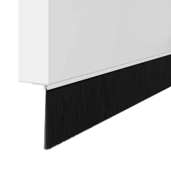 vidaXL Schroefbare Deurborstelafsluitingen 2 st Wit 100 cm