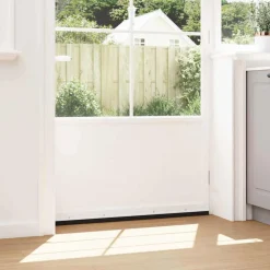 vidaXL Schroefbare Deurborstelafsluitingen 2 st Wit 100 cm