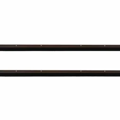 vidaXL Schroefbare Deurborstelafsluitingen 2 st Bruin 100 cm