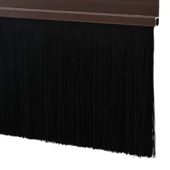 vidaXL Schroefbare Deurborstelafsluitingen 2 st Bruin 100 cm