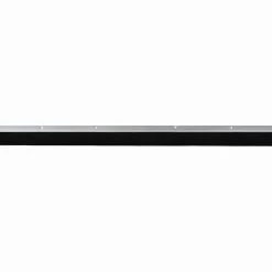 vidaXL Schroefbare Deurborstelafsluitingen 2 st zilver 100 cm
