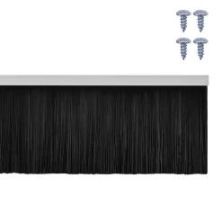 vidaXL Schroefbare Deurborstelafsluitingen 6 st Wit 100 cm