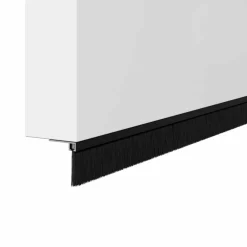 vidaXL Schroefbare Deurborstelafsluitingen 6 st Zwart 100 cm