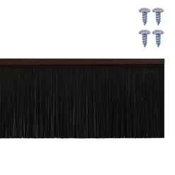 vidaXL Schroefbare Deurborstelafsluitingen 2 st Bruin 100 cm