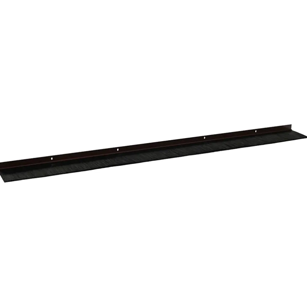 vidaXL Schroefbare Deurborstelafsluitingen 2 st Bruin 100 cm