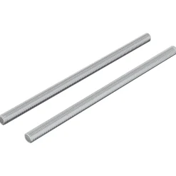 vidaXL Schroefdraadstangen 2 st Zilver M6 x 120 mm Metaal