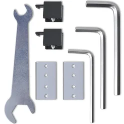 vidaXL Schuifdeur 178 cm glas en aluminium zilverkleurig