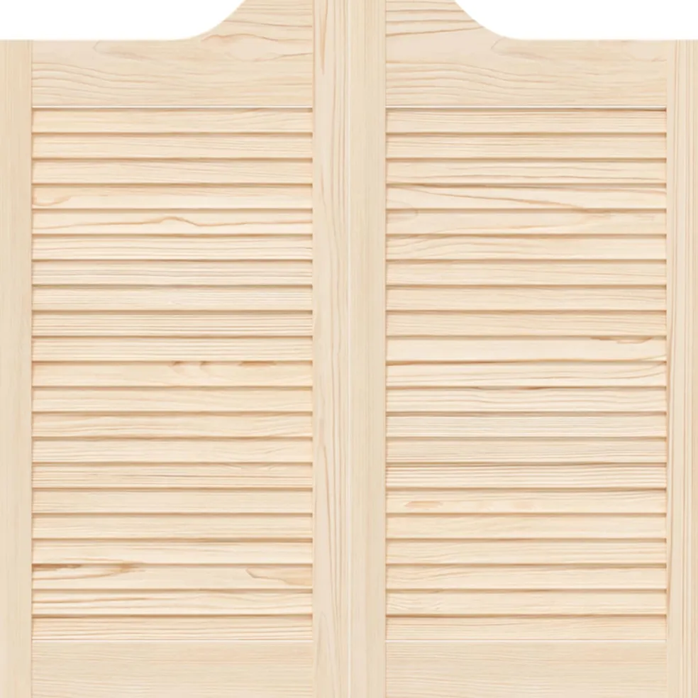 vidaXL Schuifdeuren 80 x 40 cm Massief grenenhout Naturel