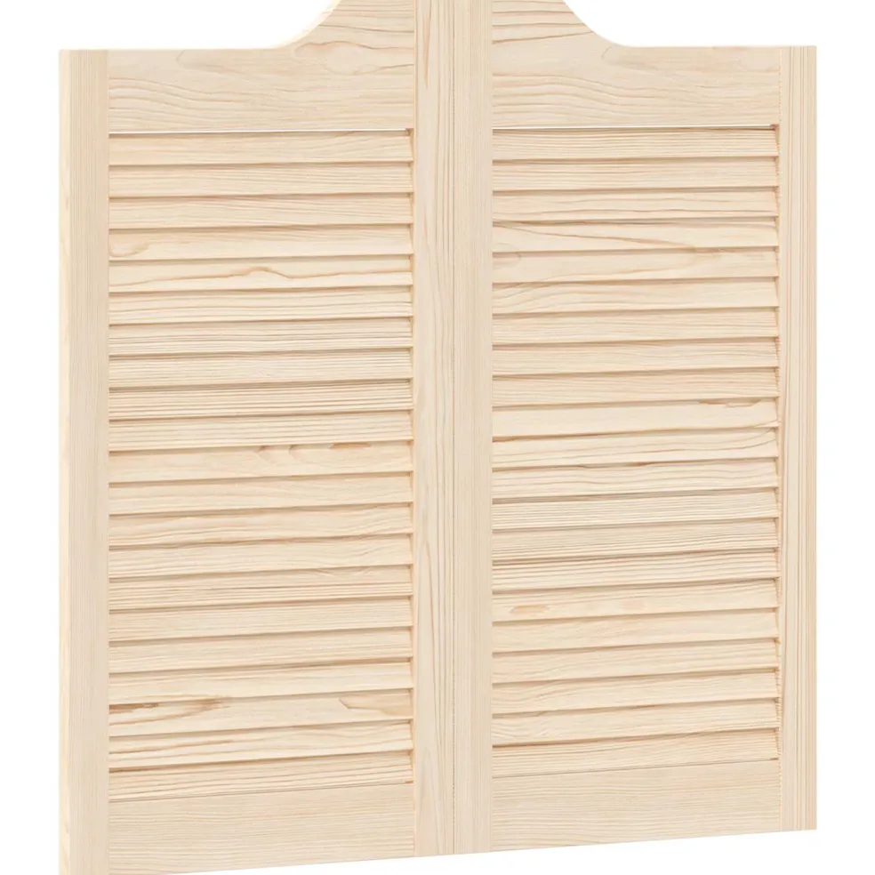 vidaXL Schuifdeuren 80 x 40 cm Massief grenenhout Naturel