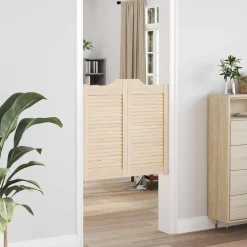 vidaXL Schuifdeuren 80 x 40 cm Massief grenenhout Naturel