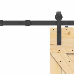 vidaXL Schuifdeur NARVIK 70 x 210 cm (152,5 cm) Naturel en Zwart