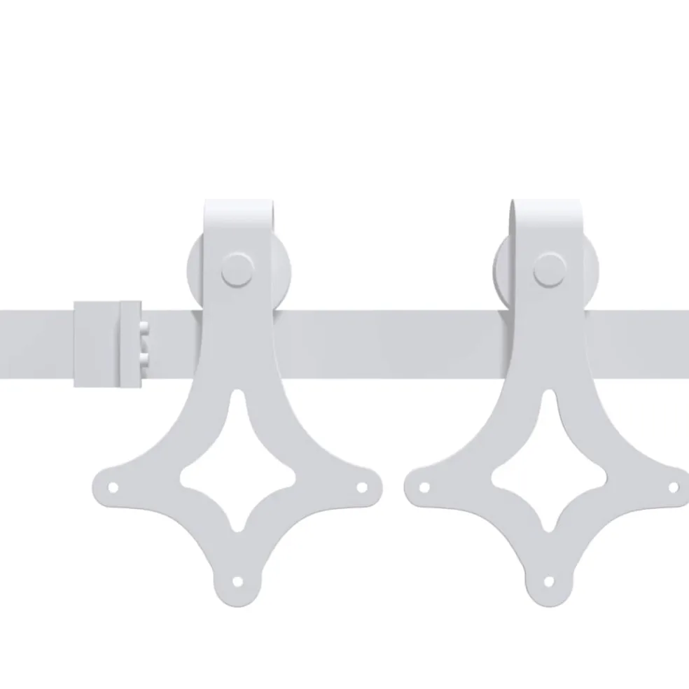vidaXL Schuifdeur Natuurlijk en Wit 61 x 198,5 cm Massief grenenhout